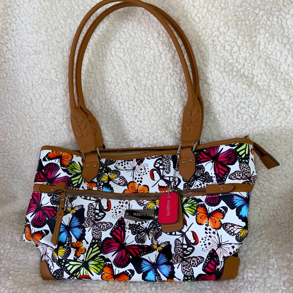 LIKE NEW Rosetti Butterfly Print Purse